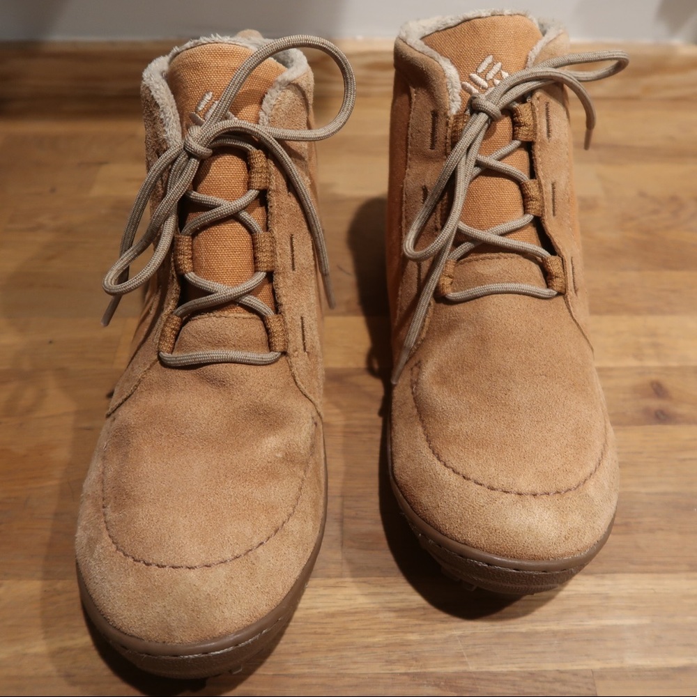 Columbia tan waterproof boots